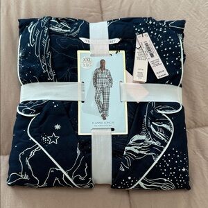 Victoria's Secret Dark Blue Starry Pajama Set